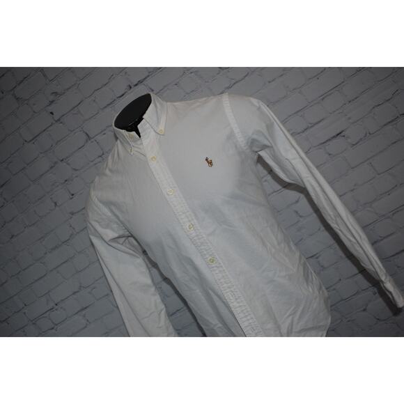 Polo Ralph Lauren Dress Shirt Men Size Small Classic Fit White Long Sleeve - Picture 6 of 6